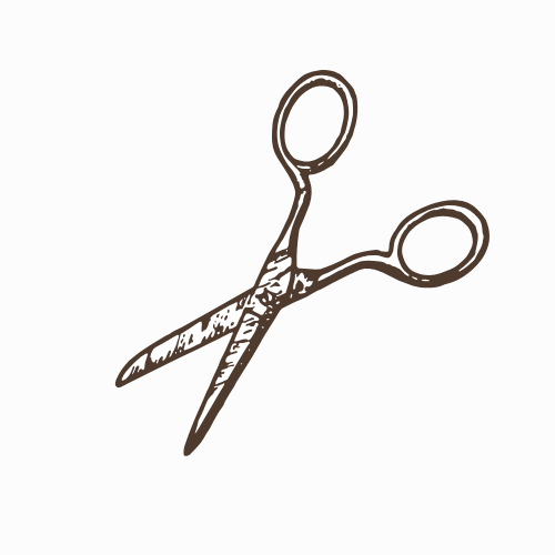 illustration d'une paire de ciseaux de couture