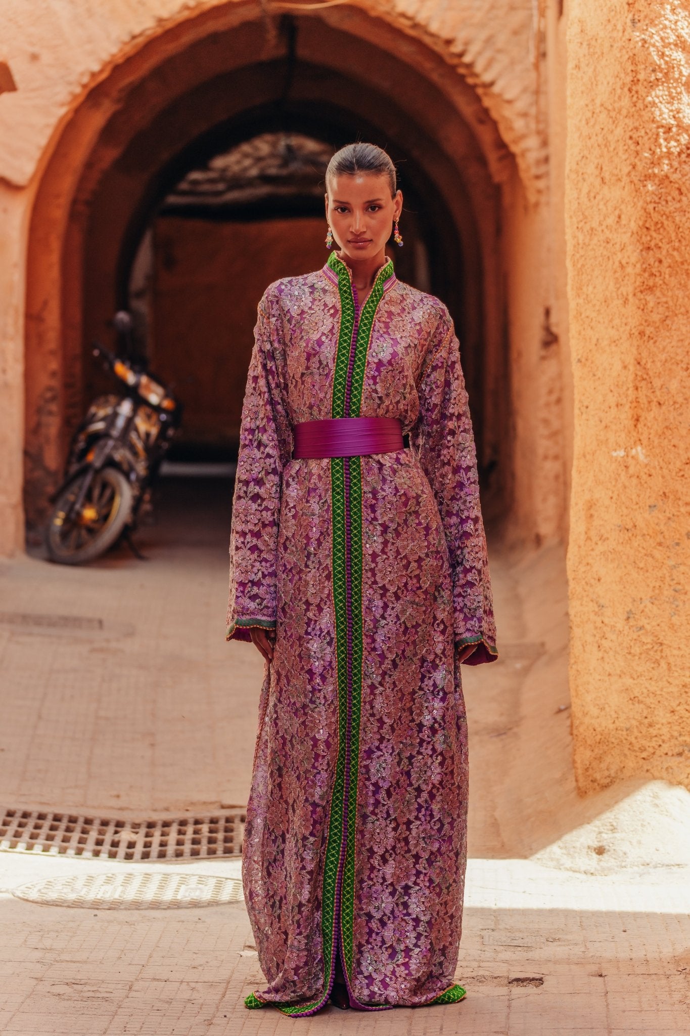 Caftan Mahira | Pièce unique - Boutique de caftans marocains modernes - MAYANE COUTURE