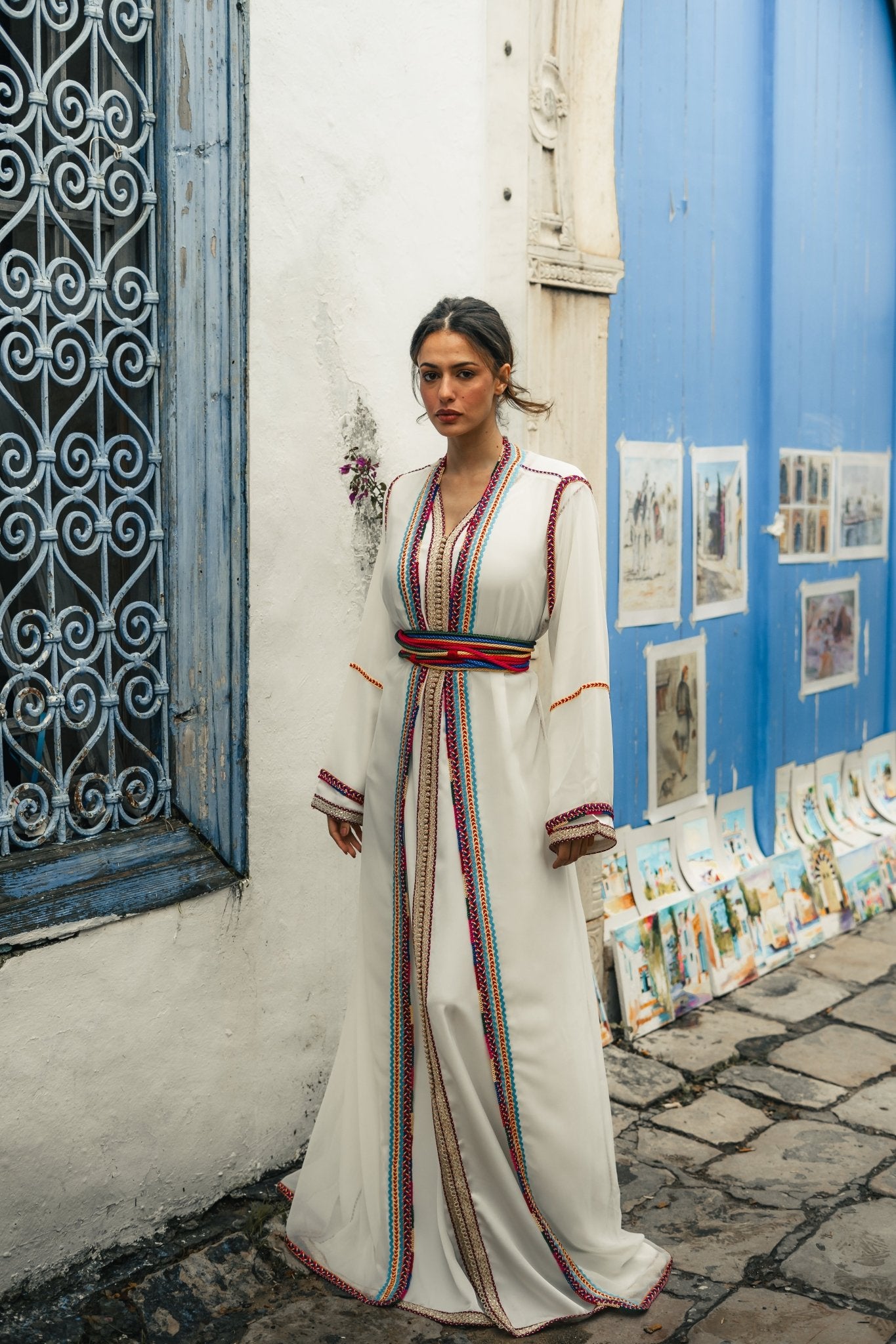 Kahina | Takchita inspiration berbère - Caftans modernes - MAYANE COUTURE