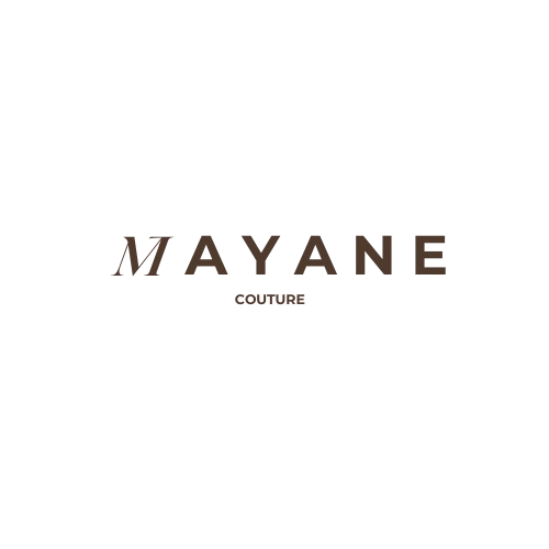 Logo transparent illustrant la marque Mayane couture