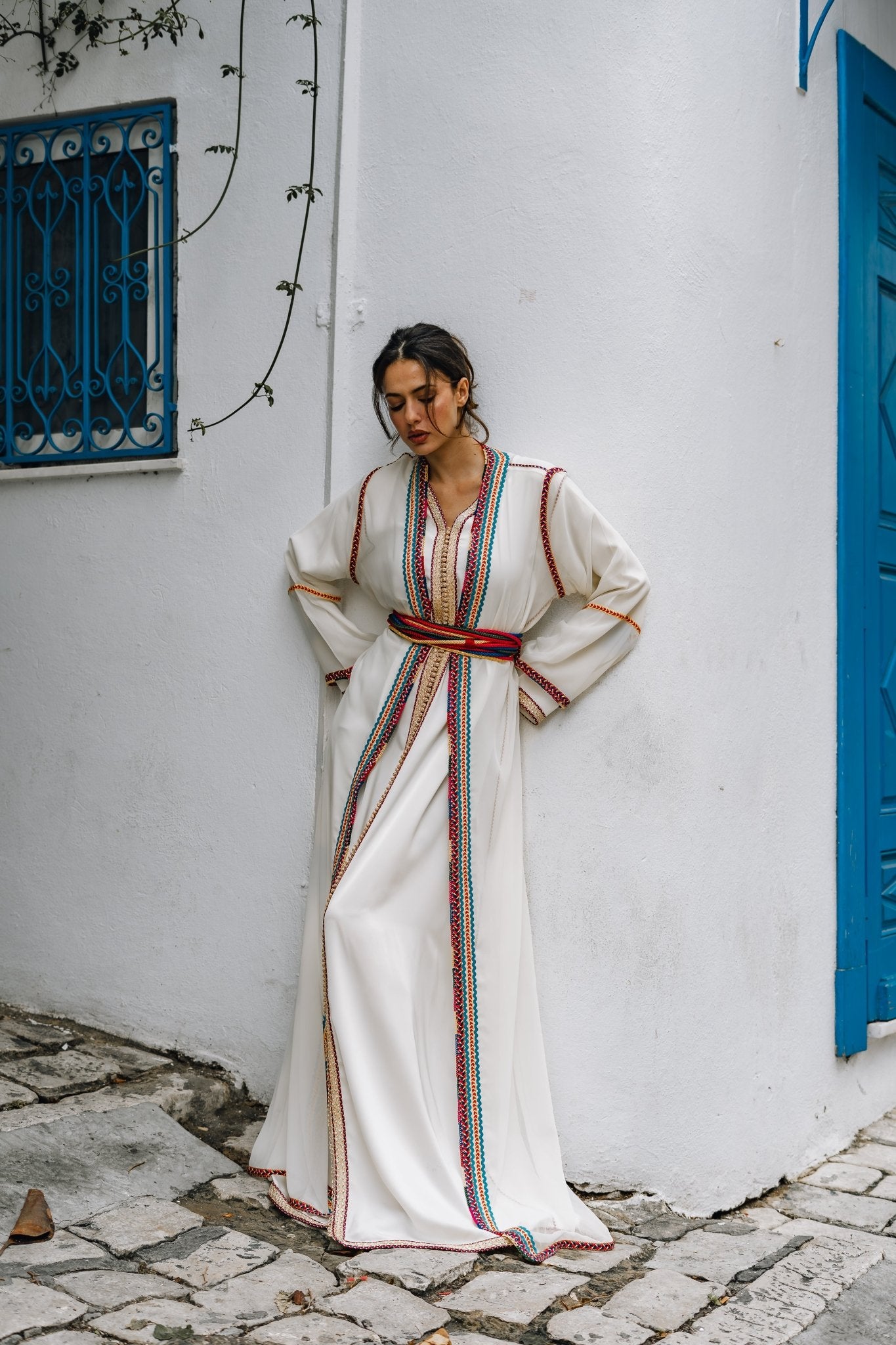 Kahina | Takchita inspiration berbère - Caftans modernes - MAYANE COUTURE