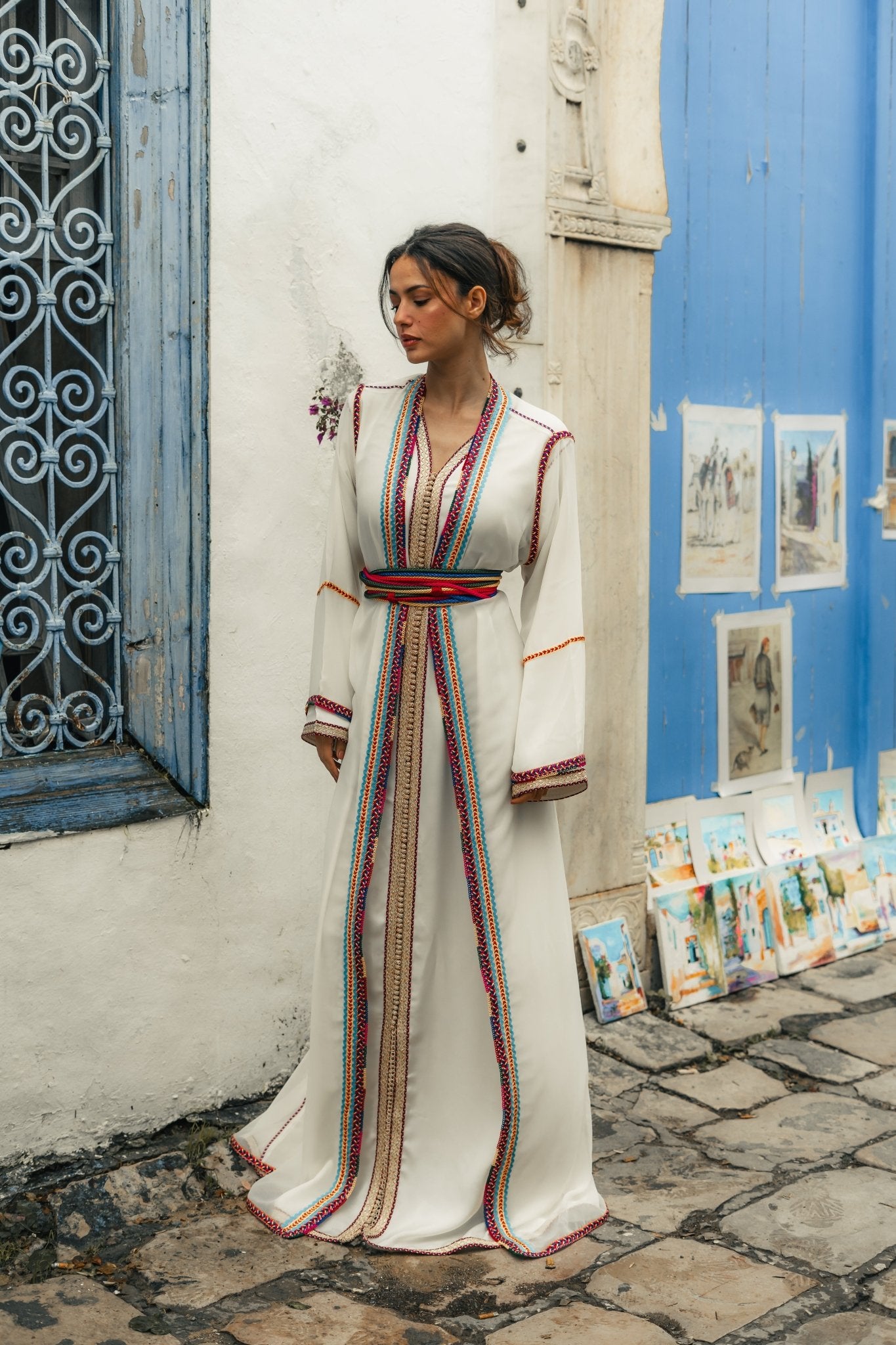 Kahina | Takchita inspiration berbère - Caftans modernes - MAYANE COUTURE