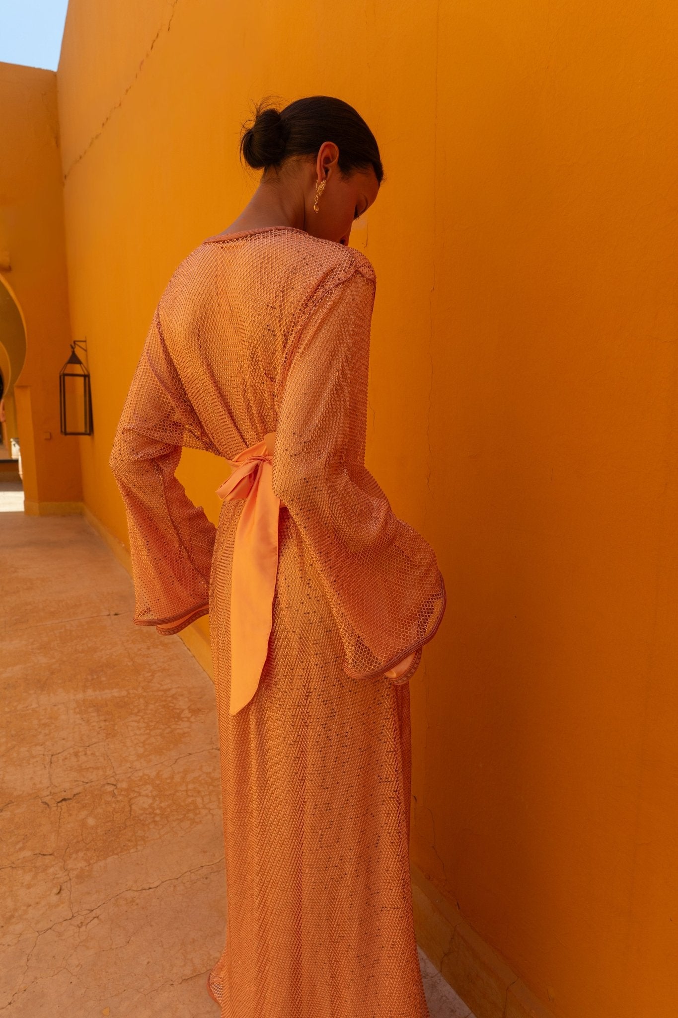 Rawan | Takchita rose - Caftans modernes - MAYANE COUTURE