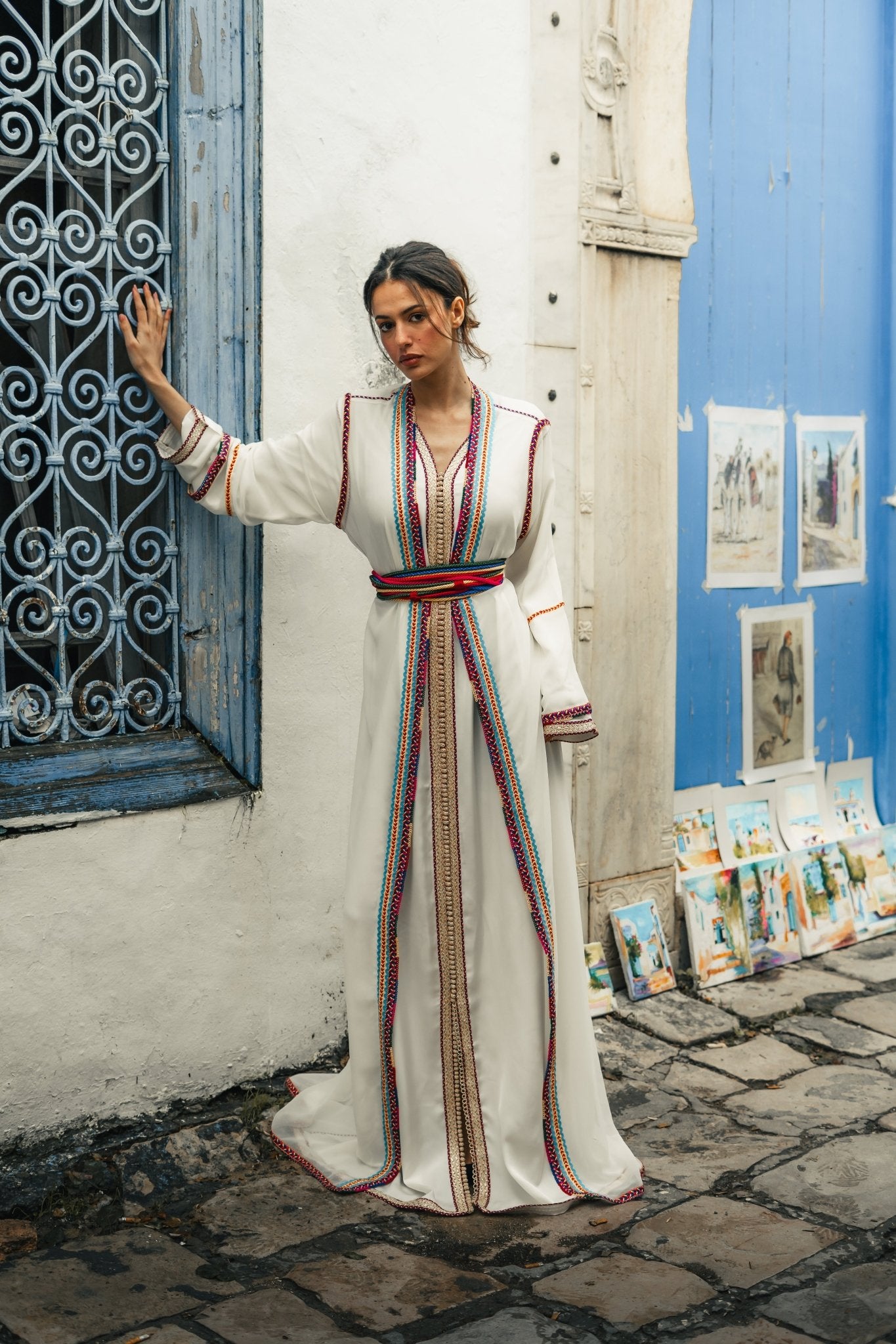 Kahina | Takchita inspiration berbère - Caftans modernes - MAYANE COUTURE